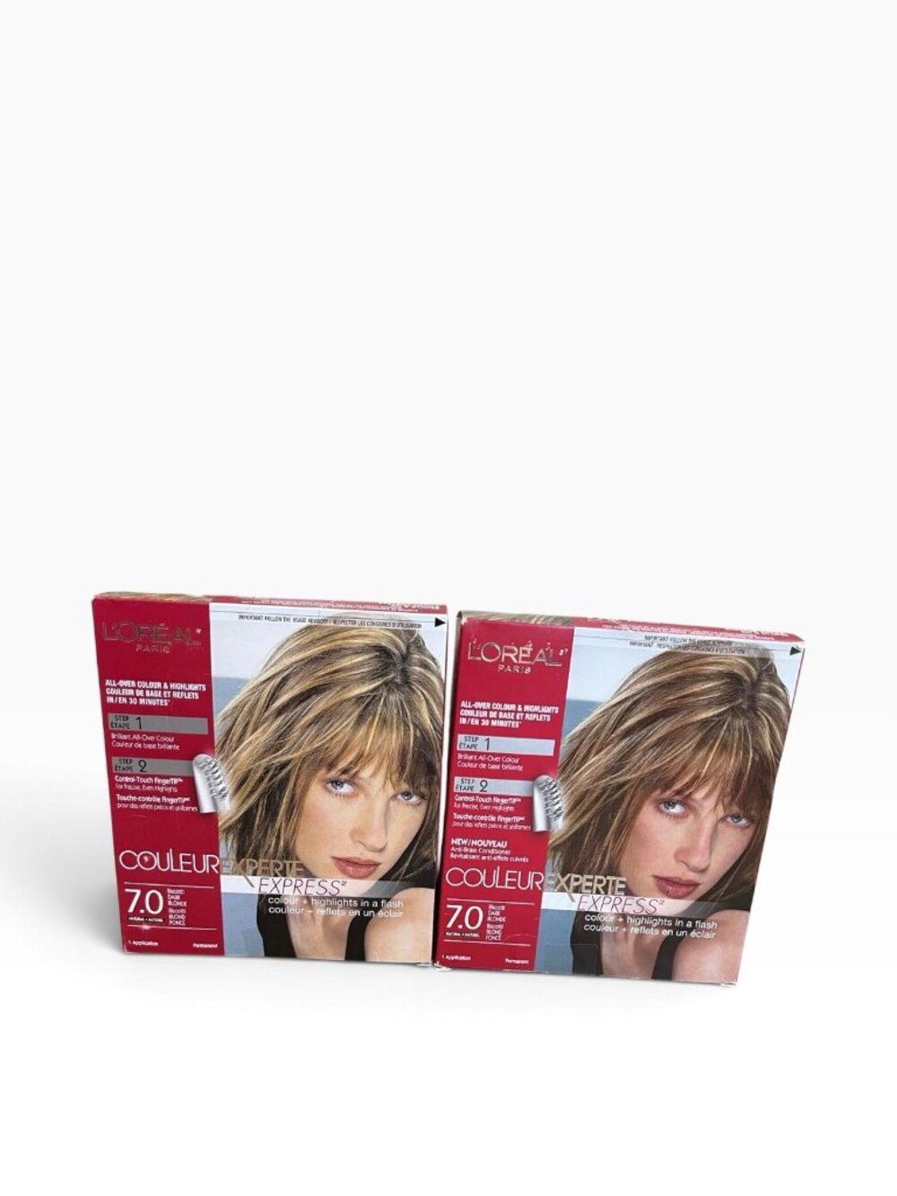 2X L'Oreal Paris Couleur Experte Express Hair Color Highlights 7.0 Dark Blonde
